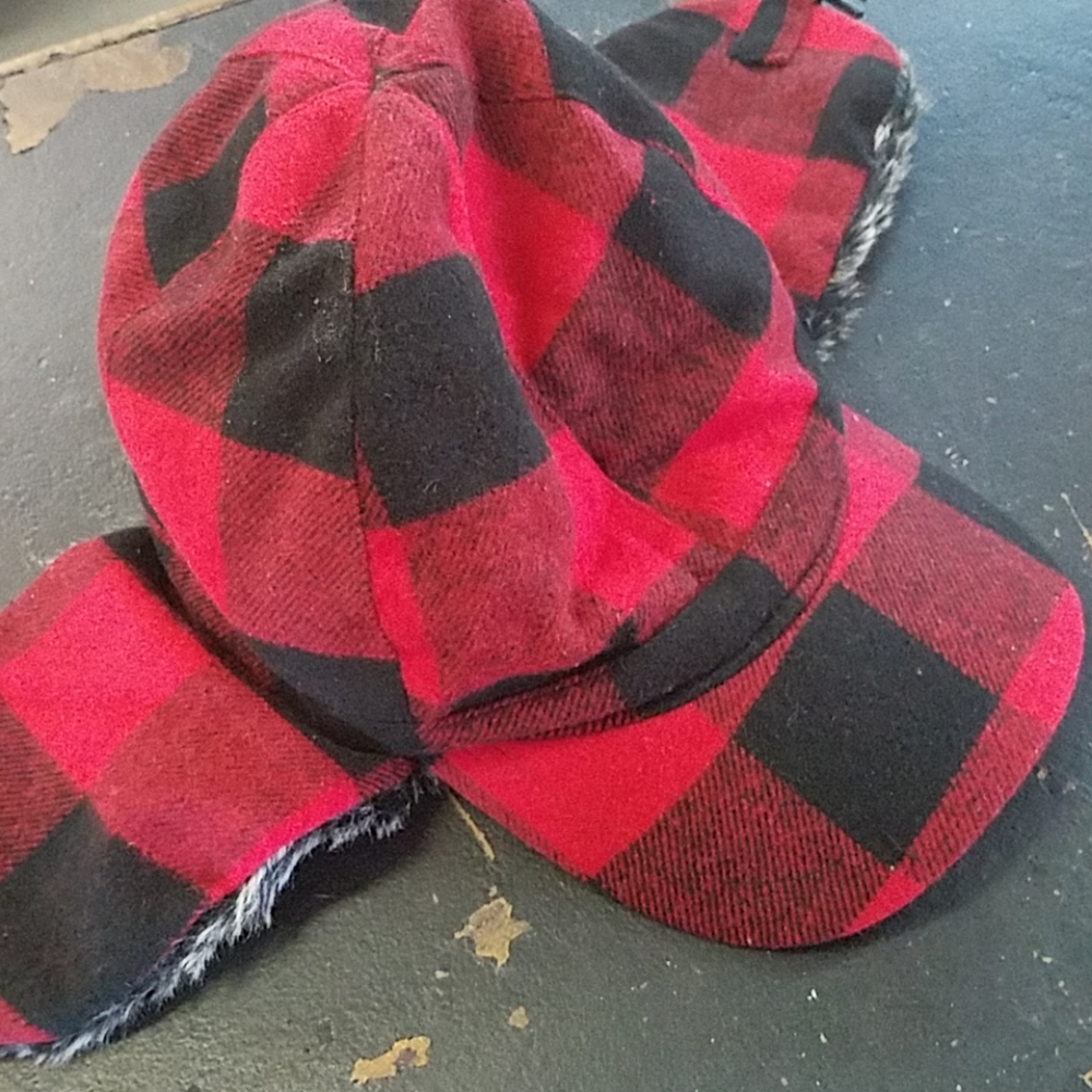 Northwest Territory Winter Flannel Earmuff Hat Cap